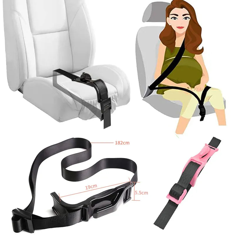 Car Seat Safety Belly Support Belt for Pregnant Woman Maternity Moms Belly Unborn Baby Protector Adjuster Extender Accessories